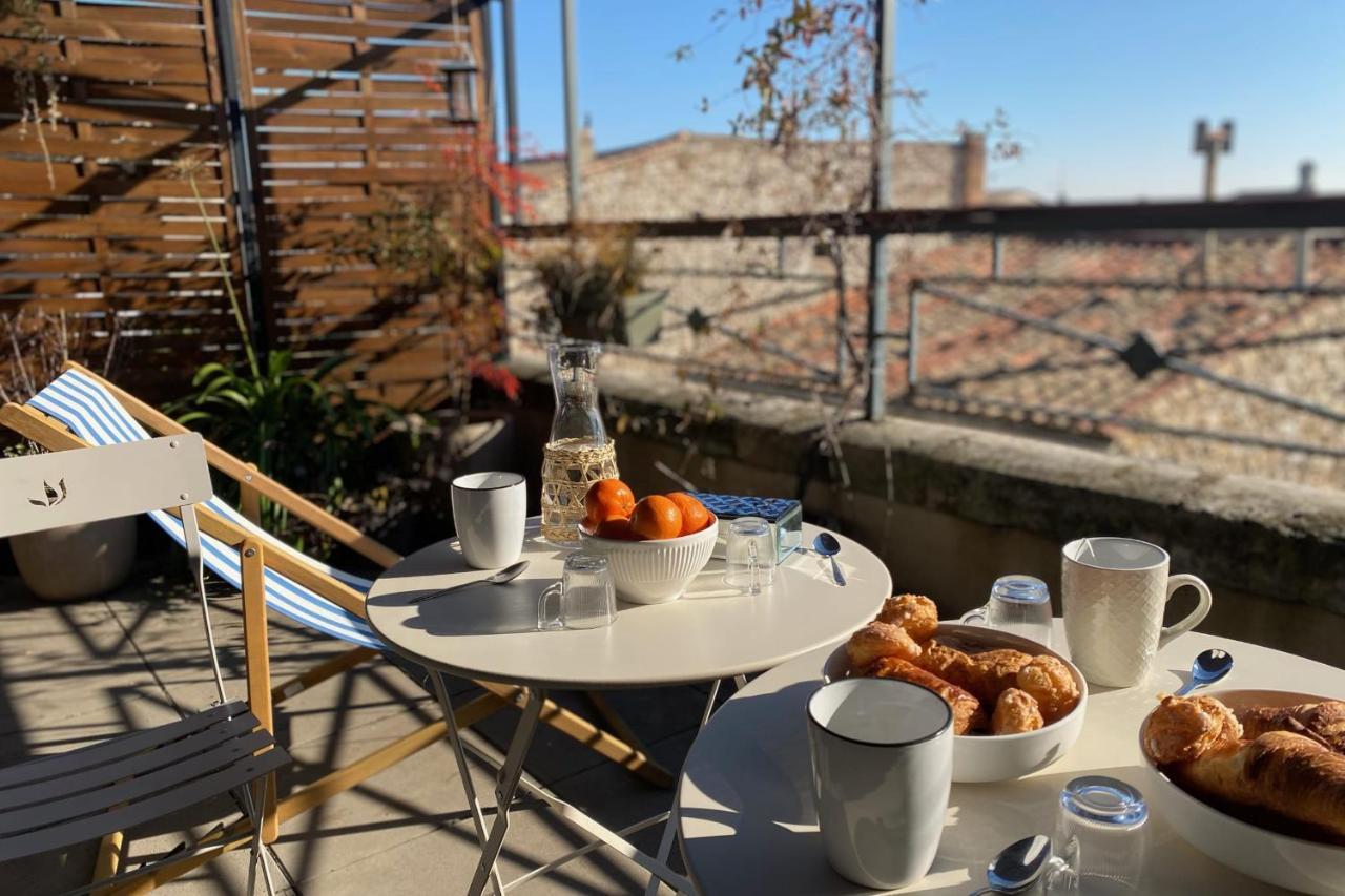 The Sunny - P2 With Terrace - City Centre Nîmes Exteriér fotografie