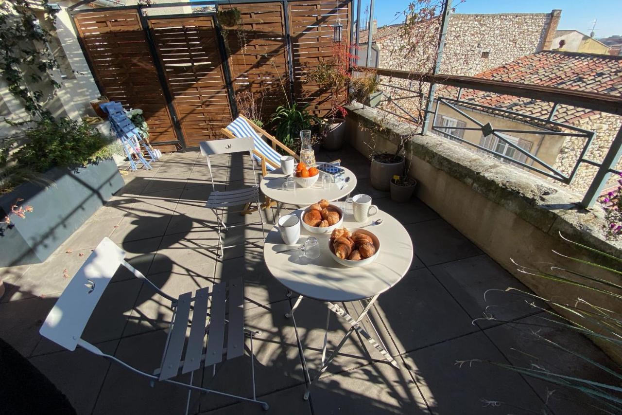 The Sunny - P2 With Terrace - City Centre Nîmes Exteriér fotografie