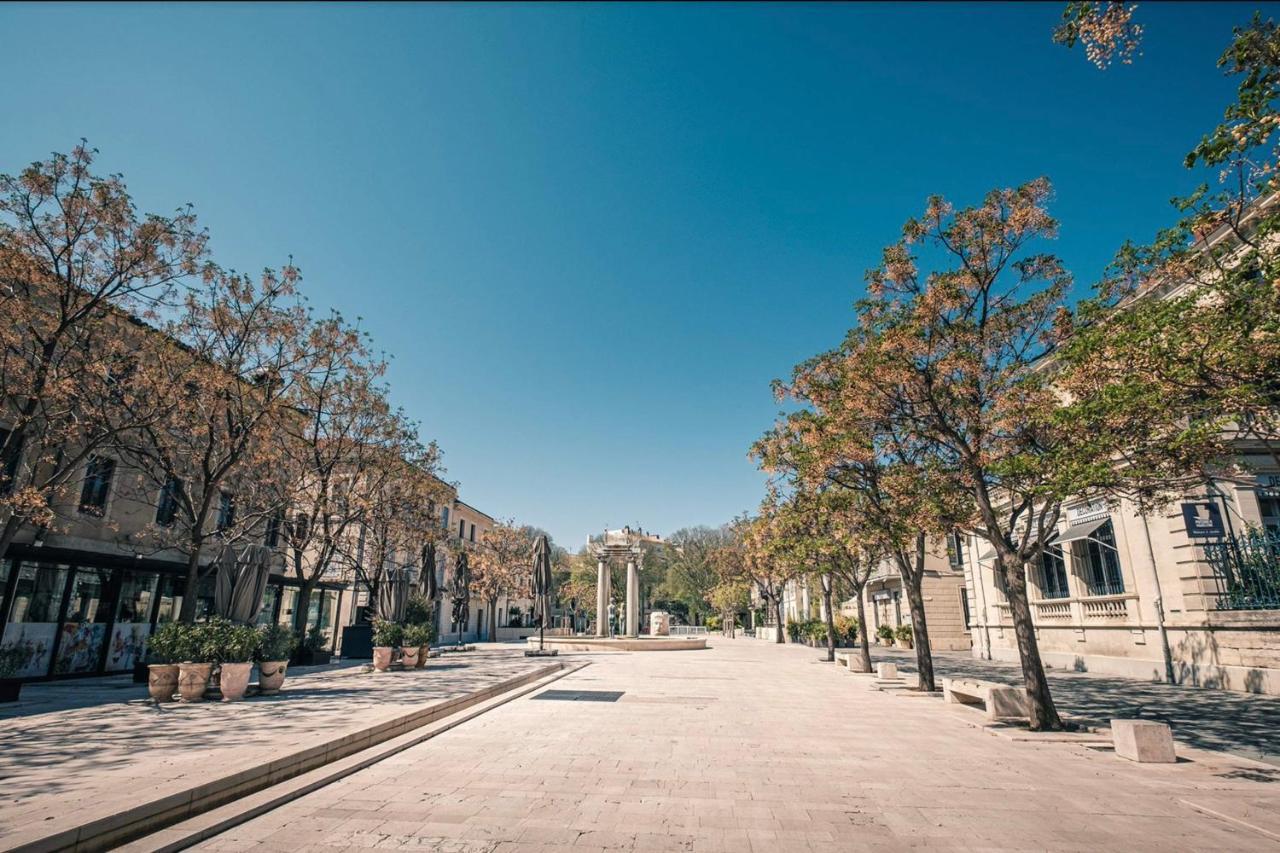The Sunny - P2 With Terrace - City Centre Nîmes Exteriér fotografie