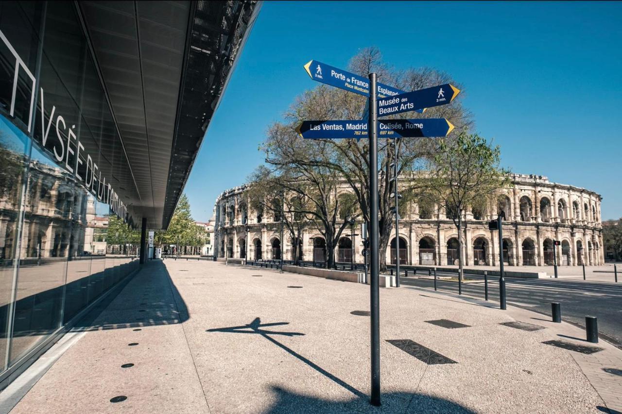 The Sunny - P2 With Terrace - City Centre Nîmes Exteriér fotografie